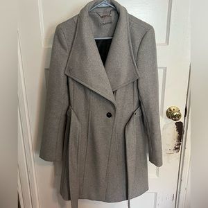 Calvin Klein pea coat. Gray size small